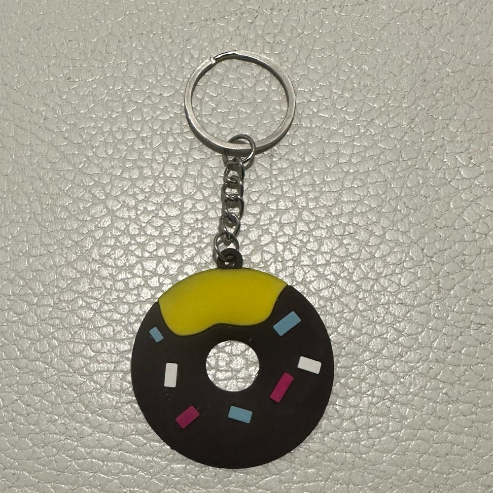 Chocolate Donut Keychain
